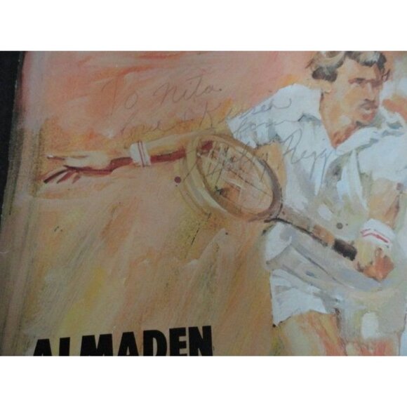 Vintage ’75 Bobby Riggs Signed Autographed GRAND MASTERS’ Tennis Program Detroit - Picture 2 of 10